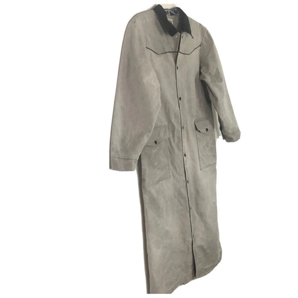 Saddlesmith Outfitters western vintage canvas snap duster jacket 
Size XS - Picture 3 of 7